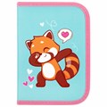 Пенал ПИФАГОР, 1 отделение, полиэстер, 19х13 см, "Red panda", 272283 272283