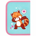 Пенал ПИФАГОР, 1 отделение, полиэстер, 19х13 см, "Red panda", 272283 272283