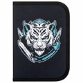 Пенал ПИФАГОР, 1 отделение, полиэстер, 19х13 см, "White tiger", 272285 272285
