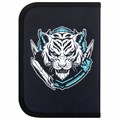 Пенал ПИФАГОР, 1 отделение, полиэстер, 19х13 см, "White tiger", 272285 272285