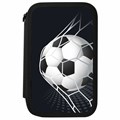 Пенал ПИФАГОР, 3 отделения, ламинированный картон, 19х11 см, "Ball kick", 272253 272253
