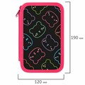 Пенал ПИФАГОР, 3 отделения, ламинированный картон, 19х11 см, "Bears", 273487 273487