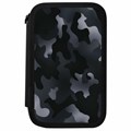 Пенал ПИФАГОР, 3 отделения, ламинированный картон, 19х11 см, "Black camo", 273489 273489