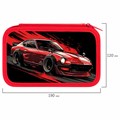Пенал ПИФАГОР, 3 отделения, ламинированный картон, 19х11 см, "Red road", 273490 273490
