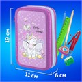 Пенал ПИФАГОР, 3 отделения, ламинированный картон, 19х11 см, "Sweet Dreamer", 271545 271545