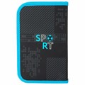 Пенал ЮНЛАНДИЯ, 1 отделение, картон с эффектом soft-touch, 19х11 см, "Sport game", 272262 272262