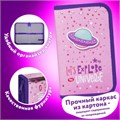 Пенал ЮНЛАНДИЯ, 1 отделение, металлизированный картон, конгрев, 19х11 см, "Moon Explorer", 271507 271507