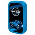 Пенал ЮНЛАНДИЯ, 2 отделения, картон с эффектом soft-touch, 19х11 см, "Speed race", 272264 272264