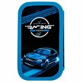 Пенал ЮНЛАНДИЯ, 2 отделения, картон с эффектом soft-touch, 19х11 см, "Speed race", 272264 272264