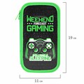 Пенал ЮНЛАНДИЯ, 2 отделения, ламинированный картон, конгрев, 19х11 см, "Gaming", 272294 272294