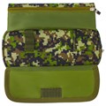 Пенал BRAUBERG для мальчиков, 1 отделение, органайзер, мягкий, "Military", зеленый, 21х5х9 см, 228990 228990