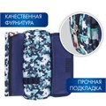 Пенал BRAUBERG для мальчиков, 1 отделение, органайзер, мягкий, "Military", синий, 21х5х9 см, 228991 228991