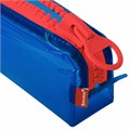 Пенал BRAUBERG с объемной "тракторной" молнией, 1 отделение, ПВХ, 22х8х6,5 см, "Contrast blue", 272341 272341
