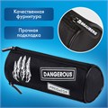 Пенал BRAUBERG, 3 отделения, нейлон, 21х7х7 см, "Claws", 272307 272307