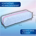 Пенал BRAUBERG, мех, 21х6х6 см, голубой/розовый, 272279 272279