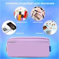 Пенал мягкий BRAUBERG PASTEL, 2 отделения, фиолетовый, 21х9,5х5 см, 272278 272278