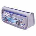 Пенал мягкий ЮНЛАНДИЯ, 2 отделения, полиэстер, "Car champion", серый, 21х6х9 см, 228983 228983
