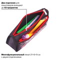 Пенал мягкий ЮНЛАНДИЯ, 2 отделения, полиэстер, "Car champion", черный, 21х6х9 см, 228982 228982