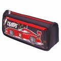 Пенал мягкий ЮНЛАНДИЯ, 2 отделения, полиэстер, "Car champion", черный, 21х6х9 см, 228982 228982