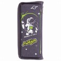 Пенал мягкий ЮНЛАНДИЯ, 2 отделения, полиэстер, "Cosmonaut", серый, 21х6х9 см, 270275 270275