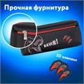 Пенал мягкий ЮНЛАНДИЯ, 2 отделения, полиэстер, "Roar", черный, 21х9х6 см, 272347 272347