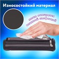 Пенал мягкий ЮНЛАНДИЯ, 2 отделения, полиэстер, "Shark", черный, 21х6х9 см, 270271 270271