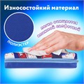 Пенал ЮНЛАНДИЯ, 1 отделение, полиэстер, "Football", синий, 19х4х6 см, 270270 270270