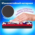 Пенал ЮНЛАНДИЯ, 1 отделение, полиэстер, "Football", черный, 19х4х6 см, 270269 270269