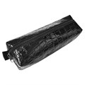 Пенал-косметичка BRAUBERG "Ultra black", "крокодиловая кожа", 20х6х4 см, 223909 223909