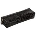 Пенал-косметичка BRAUBERG "Ultra black", "крокодиловая кожа", 20х6х4 см, 223909 223909