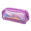 Пенал-косметичка BRAUBERG LUCENT на молнии, прозрачный, "Butterfly", 21х5х9 см, 272344 272344