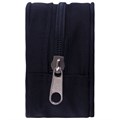Пенал-косметичка BRAUBERG овальный, полиэстер, "Black", 22х9х5 см, 229271 229271