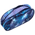 Пенал-косметичка BRAUBERG овальный, полиэстер, "Lines", 22х9х5 см, 229273 229273