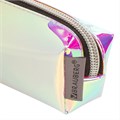 Пенал-косметичка BRAUBERG прямоугольный, зеркальный, мягкий, "Pearl", 21х5х5 см, 229248 229248