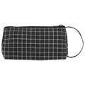 Пенал-косметичка BRAUBERG с ручкой, 1 откидная планка, полиэстер, 22x10х8 см, "Checkered black", 271559 271559