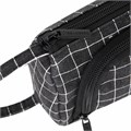 Пенал-косметичка BRAUBERG с ручкой, 1 откидная планка, полиэстер, 22x10х8 см, "Checkered black", 271559 271559