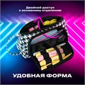 Пенал-косметичка BRAUBERG с ручкой, 1 откидная планка, полиэстер, 22x10х8 см, "Houndstooth", 271560 271560