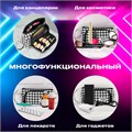 Пенал-косметичка BRAUBERG с ручкой, 1 откидная планка, полиэстер, 22x10х8 см, "Houndstooth", 271560 271560