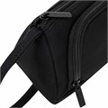 Пенал-косметичка BRAUBERG с ручкой, 1 откидная планка, полиэстер, 22x10х8 см, Black, 272339 272339