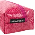 Пенал-косметичка BRAUBERG, "крокодиловая кожа", "Ultra", дисплей, 20x6x4 см, ассорти 5 цветов, 270852 270852