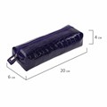 Пенал-косметичка BRAUBERG, "крокодиловая кожа", 20х6х4 см, "Ultra purple", 270848 270848