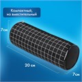 Пенал-косметичка BRAUBERG, Checkered, черный, 20х7х7см, 272298 272298