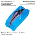 Пенал-косметичка BRAUBERG, мягкий, "KING SIZE BLUE", 20х8х9 см, 229018 229018
