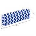 Пенал-косметичка ПИФАГОР, мягкий, "WAVE", прямоугольный, 20х7х4 см, 229264 229264