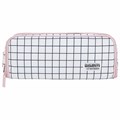 Пенал-органайзер BRAUBERG, 2 откидные планки, полиэстер, 23x9х7 см, "Checkered white", 272315 272315