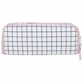 Пенал-органайзер BRAUBERG, 2 откидные планки, полиэстер, 23x9х7 см, "Checkered white", 272315 272315