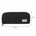 Пенал-органайзер BRAUBERG, 2 откидные планки, полиэстер, 23x9х7 см, "Total black", 272317 272317