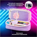 Пенал-трансформер BRAUBERG, полиэстер, 22х10х3 см, "Digital lavender", 271562 271562