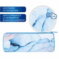 Пенал-тубус BRAUBERG, с эффектом Soft Touch, мягкий, "Blue marble", 22х8 см, 271570 271570
