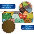 Пенал-тубус BRAUBERG, с эффектом Soft Touch, мягкий, "Cats", 22х8 см, 229008 229008